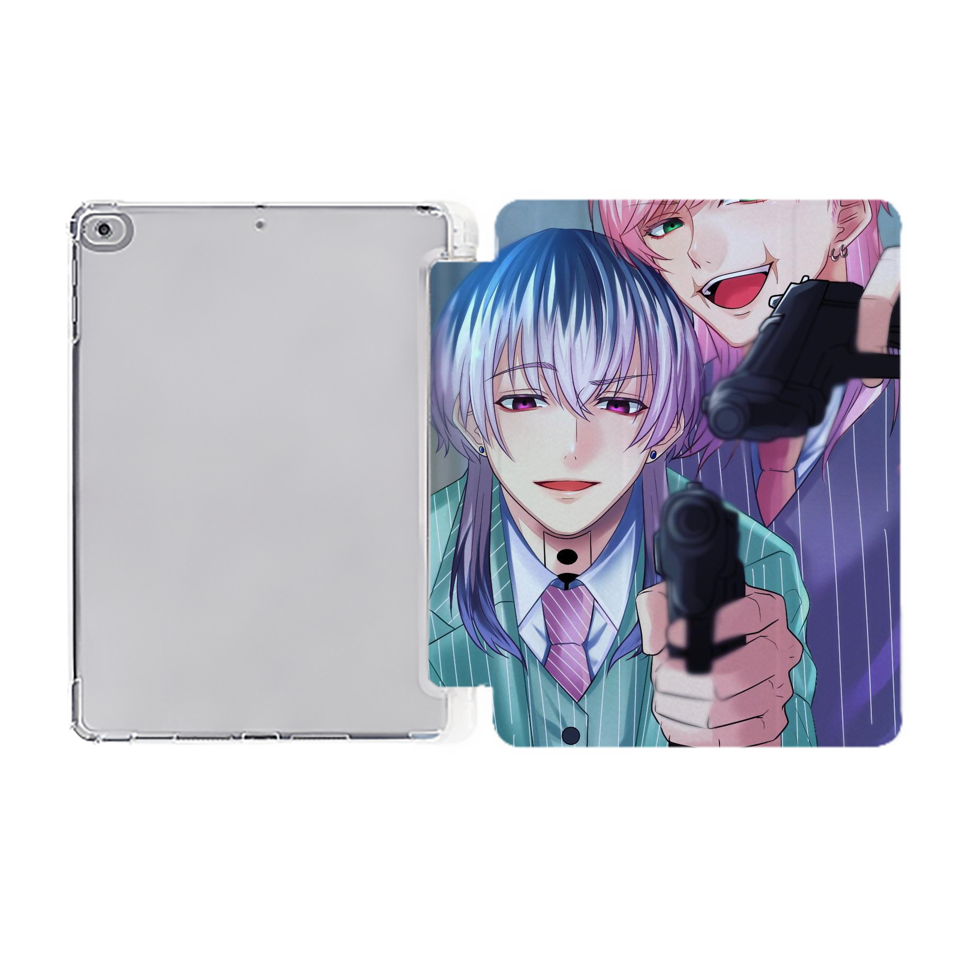 （画像用） 東京リベンジャーズ Tokyo Revengers IPad ケース ペン収納付き 三つ折りスタンド PUレザー×シリコン 対応機種9.5/10.5/10.9インチ